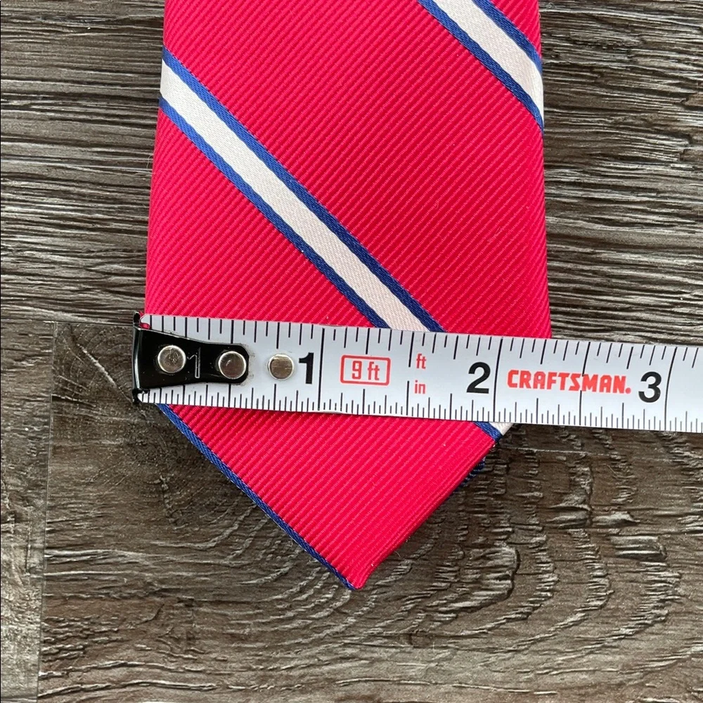 Tommy Hilfiger Tie Boy’s Classic Striped Red White Blue